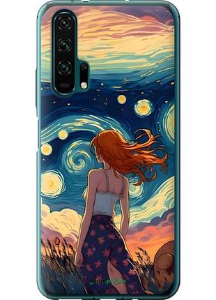 Чехол на huawei honor 20 pro девушка арт хуавей хонор 20 про