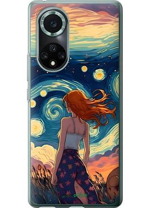 Чохол на huawei nova 9 pro дівчина арт
