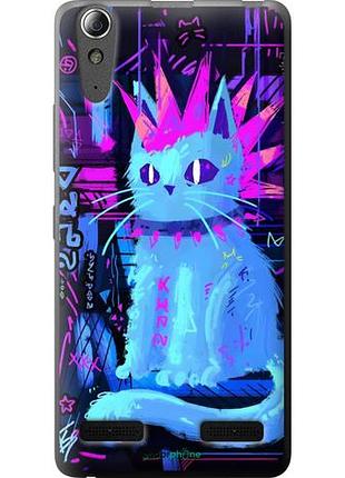 Чехол на lenovo a6000 кот панк