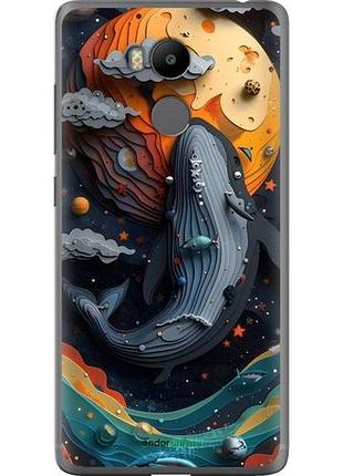 Чехол на xiaomi redmi 4 pro кит в космосе сяоми редми 4 про