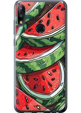 Чехол на asus zenfone max pro m2 zb631kl арбуз