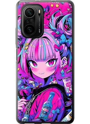 Чехол на xiaomi poco f3 аниме милаха сяоми поко ф3