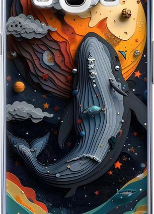 Чехол на samsung galaxy s3 duos i9300i кит в космосе самсунг с3 дуос и9300и
