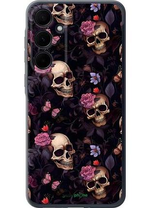 Чохол на samsung galaxy a35 черепа та троянди