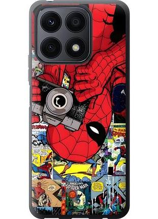 Чехол на huawei honor x8a человек паук, spiderman 2 хуавей хонор х8a 2