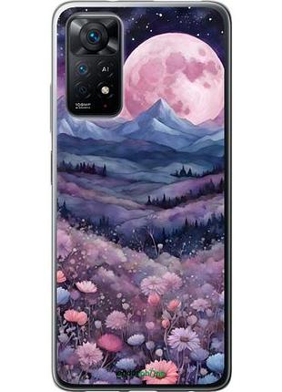 Чохол на xiaomi redmi note 11 ніч місяць арт