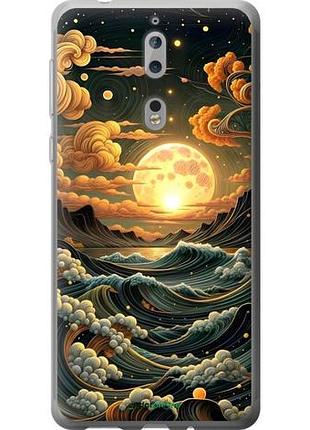 Чехол на nokia 8 арт волны нокиа 8