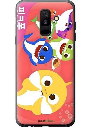 Чехол на samsung galaxy a6 plus 2018 бейби шаркс