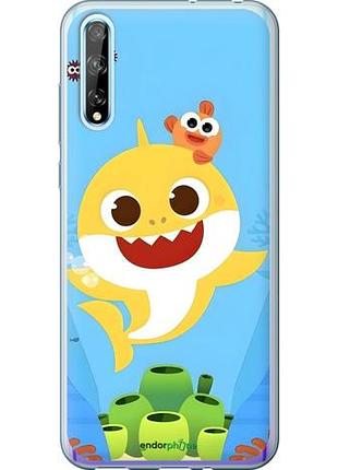 Чехол на huawei p smart s бейби шарк хуавей п смарт с