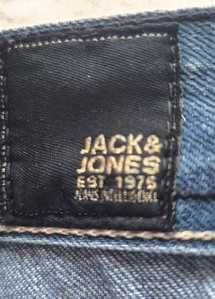 Фирменные мужские классические джинсы jack &amp; jones 32 - плотный деним 9