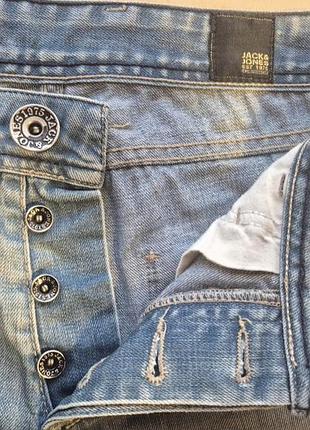 Фирменные мужские классические джинсы jack &amp; jones 32 - плотный деним 6