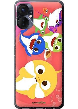 Чехол на tecno spark 9 pro бейби шаркс текно спарк 9 про