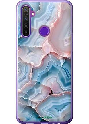Чехол на realme 5 мрамор