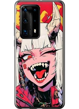 Чехол на huawei p40 pro plus аниме демон хуавей п40 про плюс