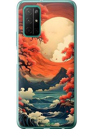 Чехол на huawei honor 30s природа японии хуавей хонор 30с