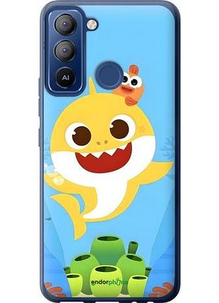 Чехол на tecno pop 5 lte bd4 бейби шарк текно поп 5 лте бд4