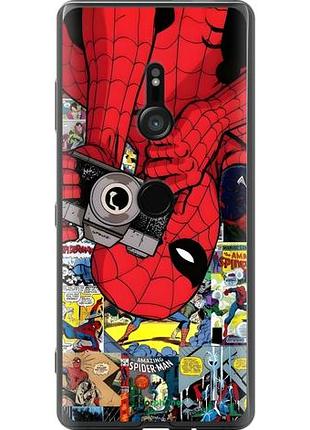 Чехол на sony xperia xz3 h9436 человек паук, spiderman 2 сони эксперия хз3 х9436 2