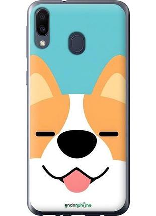 Чехол на samsung galaxy m20 забавный корги самсунг м20