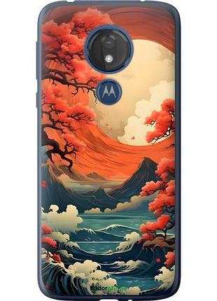 Чехол на motorola moto g7 power природа японии моторола мото г7 повер