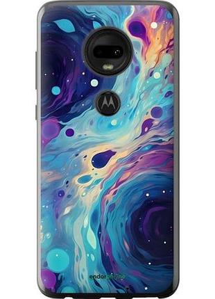 Чехол на motorola moto g7 арт акварель моторола мото г7