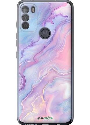 Чохол на motorola g50 ніжний мармур