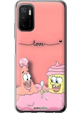 Чехол на xiaomi redmi note 10 5g спанч боб, sponge bob сяоми редми ноут 10 5г