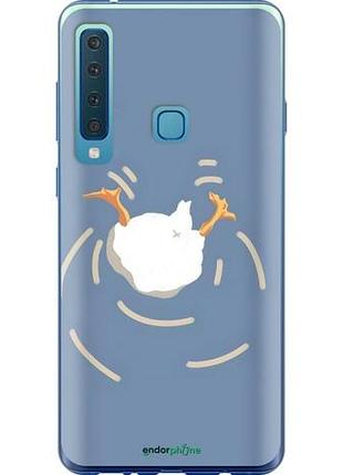 Чехол на samsung galaxy a9 (2018) смешная утка, гусь самсунг а9 (2018)
