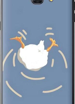 Чехол на samsung galaxy c9 pro смешная утка, гусь самсунг с9 про