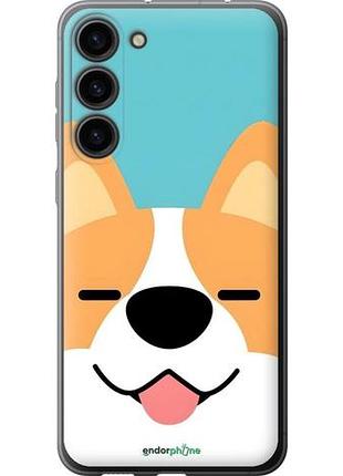 Чехол на samsung galaxy s23 plus корги