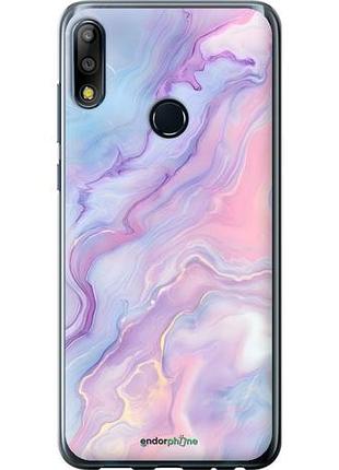 Чехол на asus zenfone max pro m2 zb631kl нежный мрамор асус зенфон макс про м2 зетб631кл