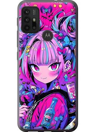 Чехол на motorola moto g30 аниме милаха