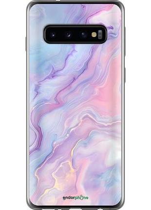 Чехол на samsung galaxy s10 нежный мрамор самсунг с10
