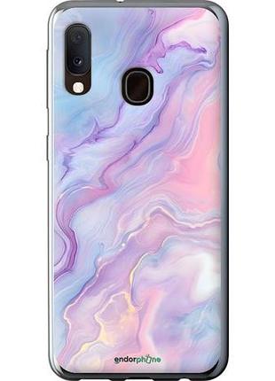 Чехол на samsung galaxy a20e a202f нежный мрамор самсунг а20e а202ф