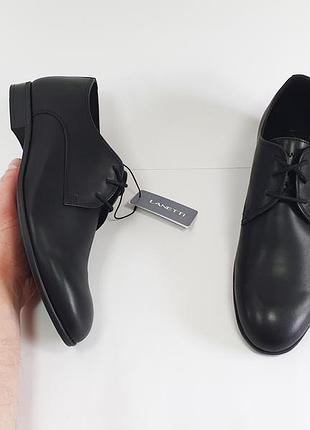 Мужские туфли lanetti 44 29 см 10 uk черные