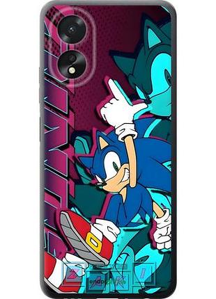 Чехол на oppo a38 4g соник sonic оппо а38 4г