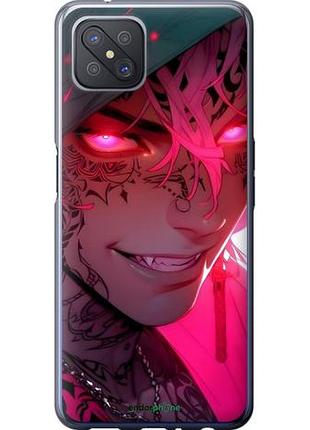 Чехол на oppo reno 4 z аниме демон 3