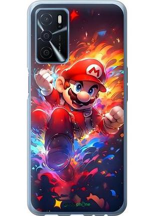 Чехол на oppo a16 супер марио оппо а16