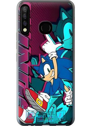 Чехол на tecno camon 12 cc7 соник sonic текно камон 12 сс7