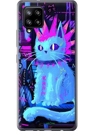 Чехол на samsung galaxy a42 a426b кот панк самсунг а42 а426б