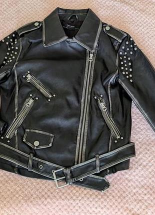 Куртка косуха шкіряна zara