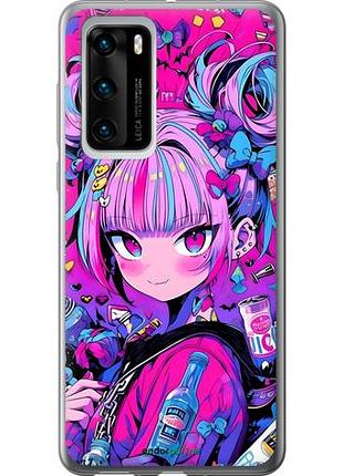 Чехол на huawei p40 аниме милаха хуавей п40