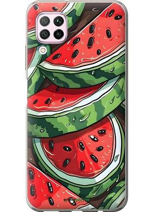 Чехол на huawei nova 6se арбуз хуавей нова 6се