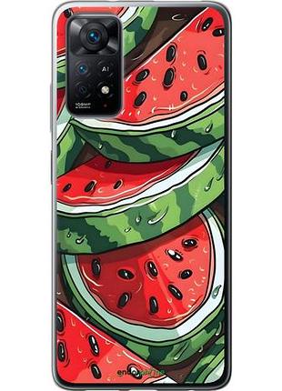 Чехол на xiaomi redmi note 11 арбуз
