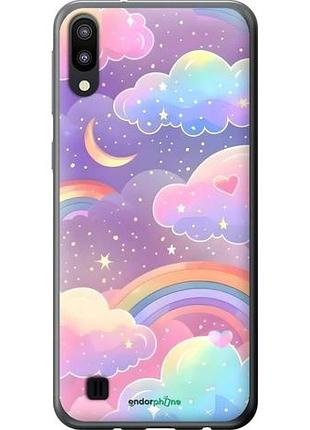 Чехол на samsung galaxy m10 облака и радуга самсунг м10