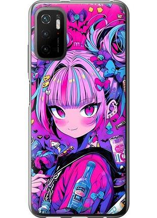 Чехол на xiaomi poco m3 pro аниме милаха сяоми поко м3 про