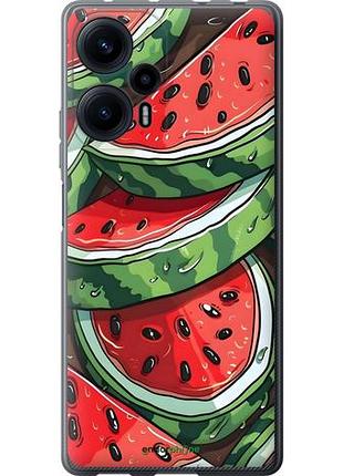 Чехол на xiaomi poco f5 арбуз сяоми поко ф5