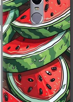 Чехол на xiaomi redmi note 4 арбуз