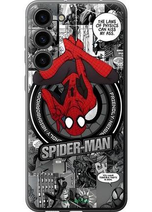 Чехол на samsung galaxy s23 plus человек паук, spiderman самсунг с23 плюс
