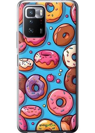 Чохол на xiaomi poco x3 gt пончики