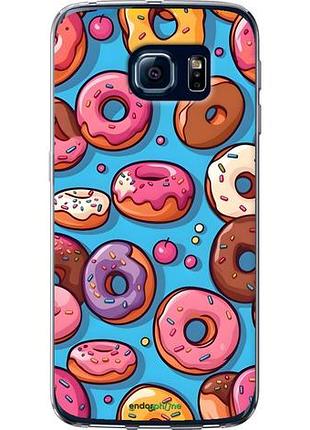 Чехол на samsung galaxy s6 edge g925f пончики самсунг с6 эдж г925ф